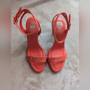 Vince Camuto Women's Vibrant Coral Heels Size 6.5